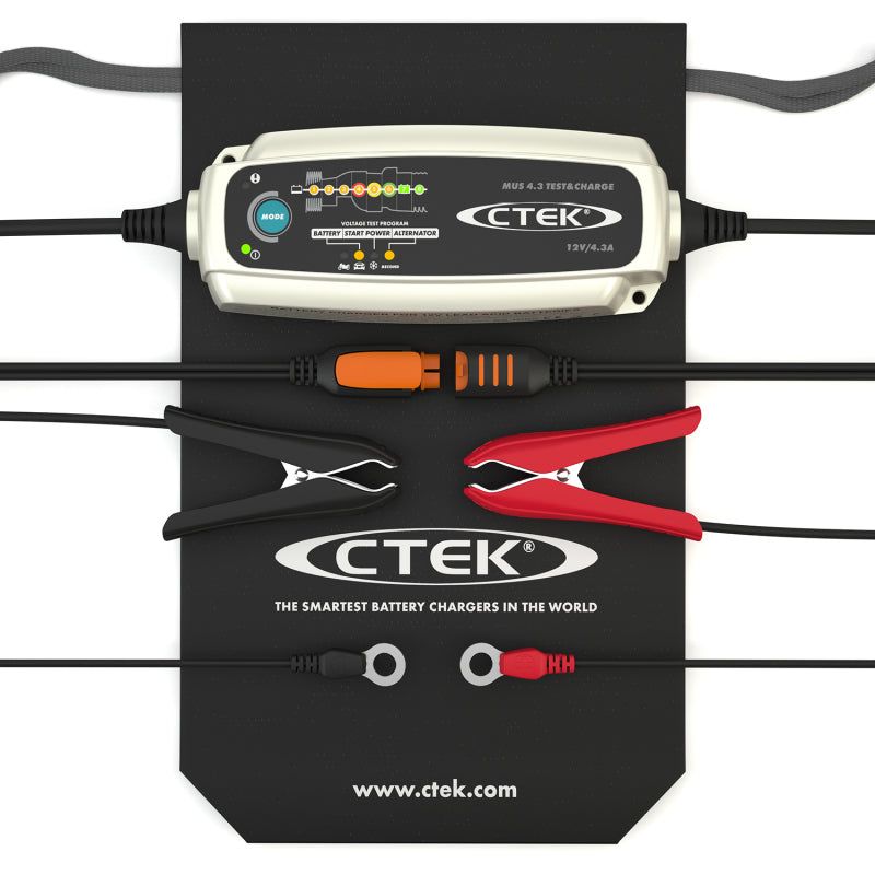 CTEK Battery Charger - MUS 4.3 Test & Charge - 12V-Battery Chargers-CTEK-CTEK56-959-SMINKpower Performance Parts
