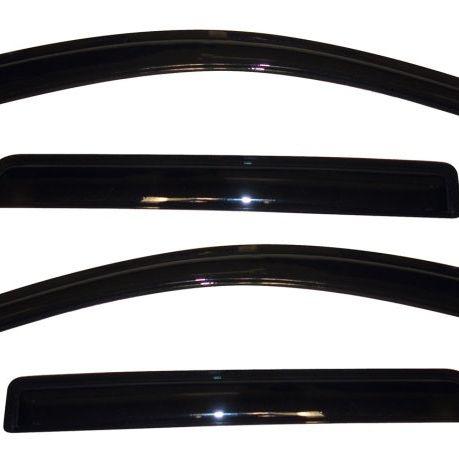 AVS 11-18 Mitsubishi Outlander (Excl. Sport) Ventvisor Outside Mount Window Deflectors 4pc - Smoke