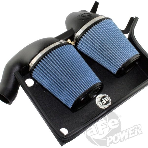 aFe MagnumFORCE Intakes Stage-2 P5R AIS P5R BMW 335i (N54) 07-11L6-3.0L/Z4 35i 09-15 (tt)-Cold Air Intakes-aFe-AFE54-11472-SMINKpower Performance Parts