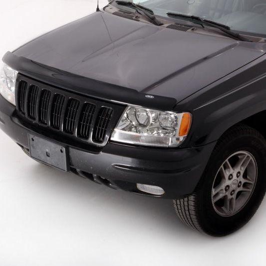 AVS 99-04 Jeep Grand Cherokee Bugflector Medium Profile Hood Shield - Smoke