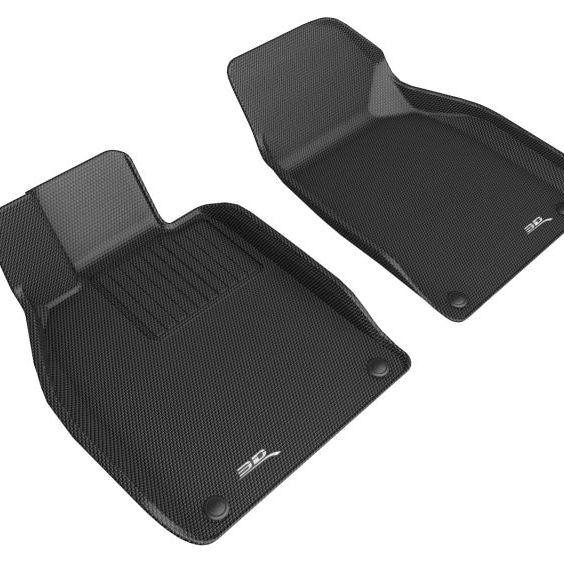 3D MAXpider Custom Fit KAGU Floor Mat (BLACK) Compatible for PORSCHE BOXSTER/CAYMAN/718 2013-2023 - - SMINKpower Performance Parts ACEL1PO02211509 3D MAXpider