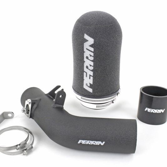 Perrin 08-14 WRX / 08-17 STi Black Cold Air Intake (Will Not Fit 2018 STI) - SMINKpower Performance Parts PERPSP-INT-322BK Perrin Performance