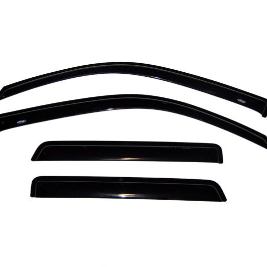 AVS 02-09 Chevy Trailblazer Ventvisor Outside Mount Window Deflectors 4pc - Smoke