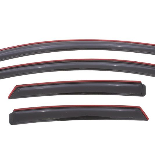 AVS 12-18 Ford Focus Ventvisor In-Channel Front & Rear Window Deflectors 4pc - Smoke