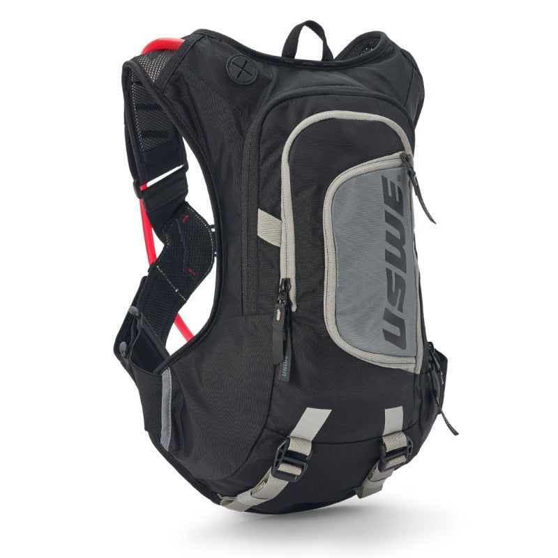 USWE Moto Hydro Hydration Pack 8L - Carbon Black/Grey-Bags - Hydration Packs-USWE-USW2083401-SMINKpower Performance Parts