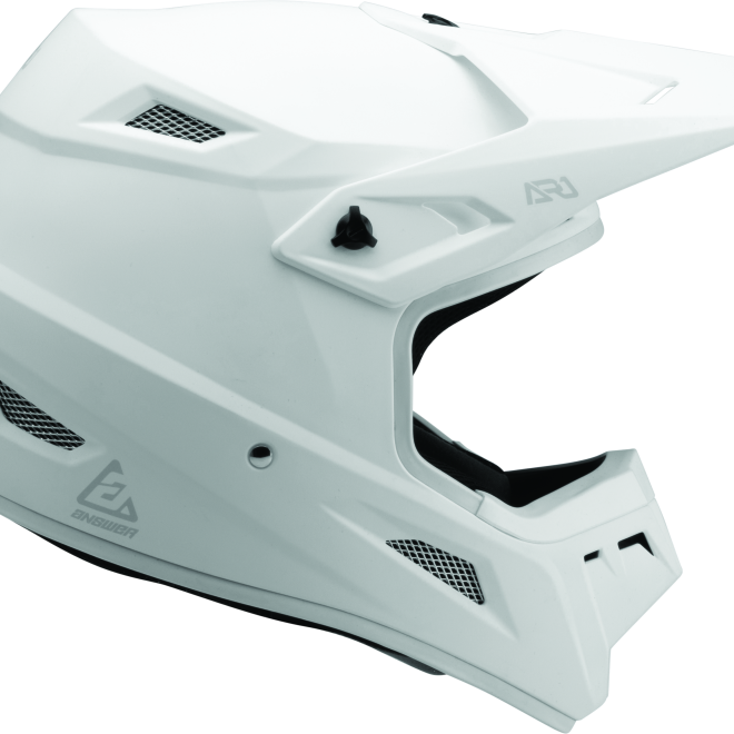 Answer AR1 Solid Helmet White Youth - Small