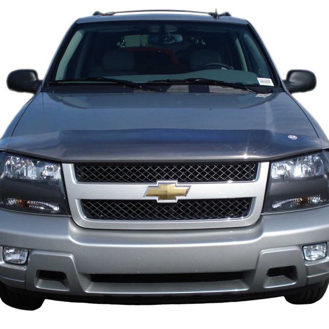 AVS 02-09 Chevy Trailblazer High Profile Bugflector II Hood Shield - Smoke