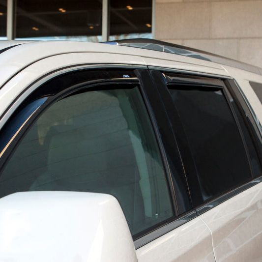 AVS 07-14 Cadillac Escalade Ventvisor In-Channel Front & Rear Window Deflectors 4pc - Smoke