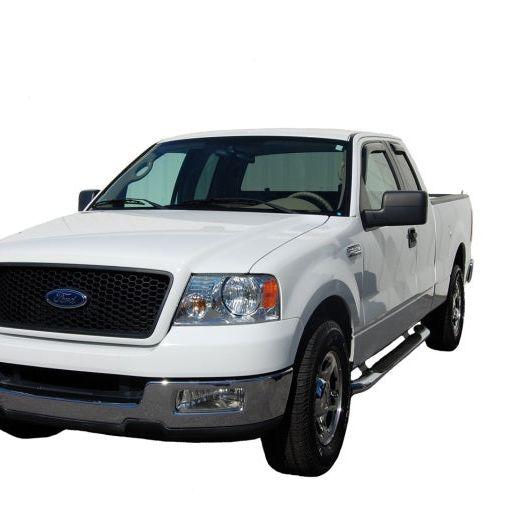 AVS 04-14 Ford F-150 Supercab Ventvisor In-Channel Front & Rear Window Deflectors 4pc - Smoke