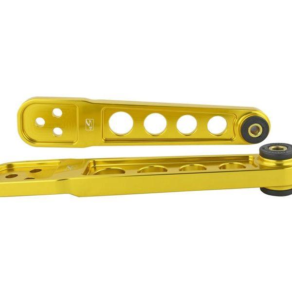 Skunk2 01-05 Honda Civic Gold Anodized Rear Lower Control Arm (Includes Socket Tool)