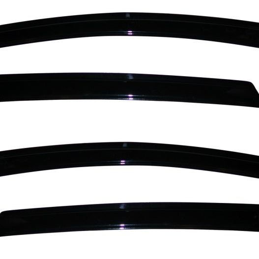 AVS 09-18 Ford Fiesta (Sedan & Hatch) Ventvisor Outside Mount Window Deflectors 4pc - Smoke