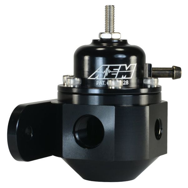 AEM Universal Black Adjustable Fuel Pressure Regulator-Fuel Pressure Regulators-AEM-AEM25-302BK-SMINKpower Performance Parts