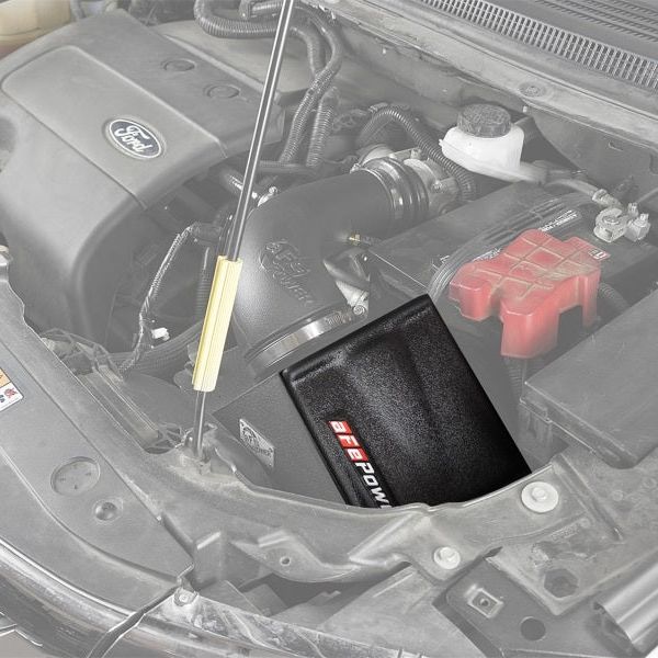 aFe MagnumFORCE Cold Air Intake Cover 09-14 Ford Edge V6-3.5L-Air Intake Components-aFe-AFE54-12848-B-SMINKpower Performance Parts