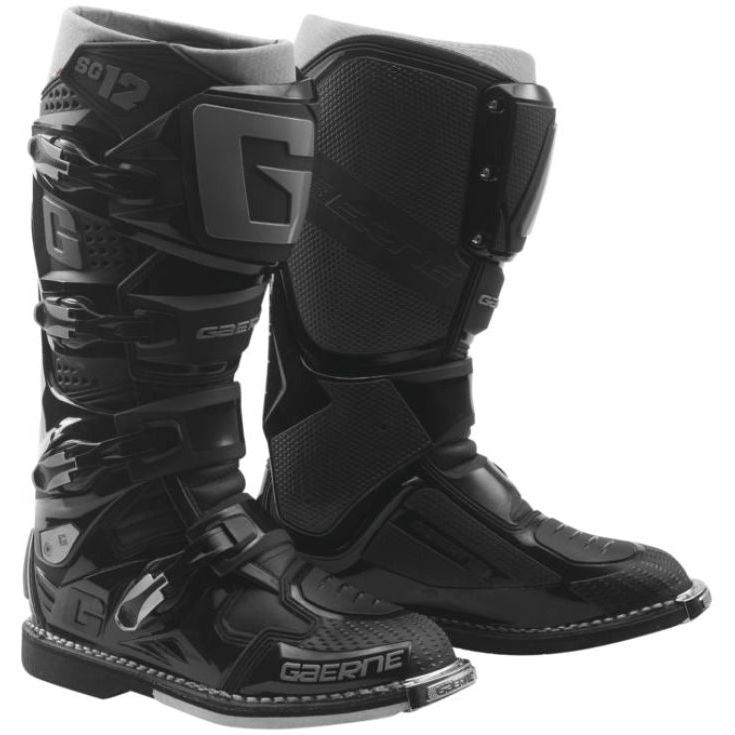 Gaerne SG 12 Boot Enduro Black Size - 10-Motorcycle Boots-Gaerne-GAR2177-071-10-SMINKpower Performance Parts