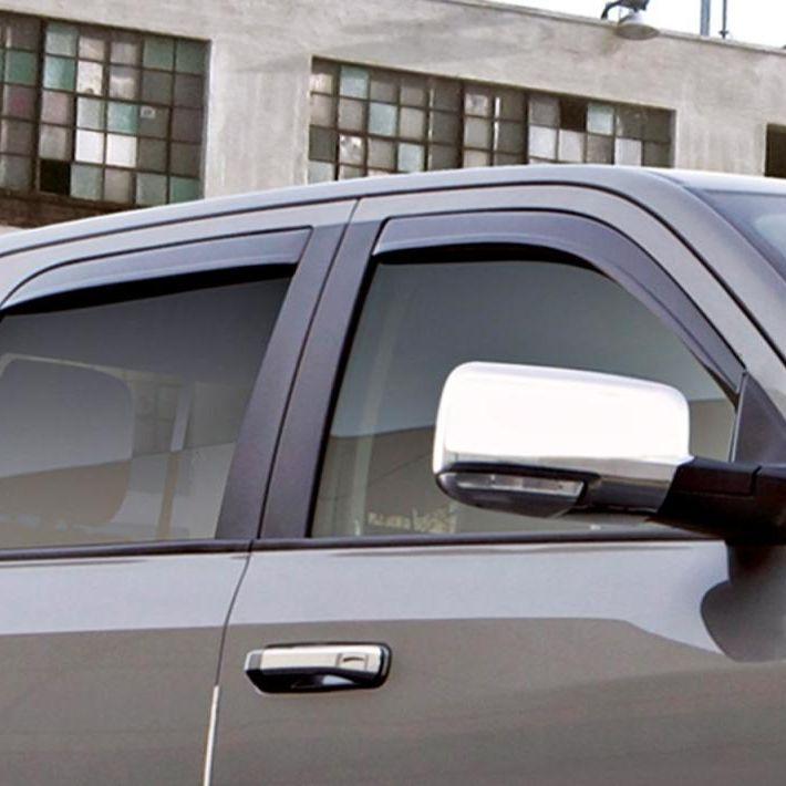 AVS 05-18 Nissan Frontier Crew Cab Ventvisor Low Profile Deflectors 4pc - Smoke