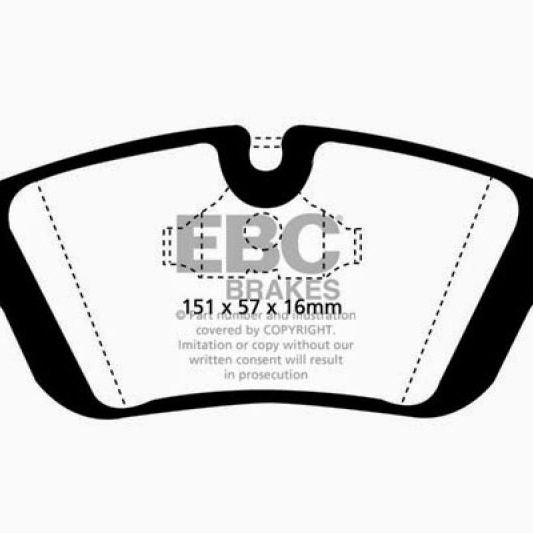 EBC 96-98 BMW Z3 Bluestuff Front Brake Pads