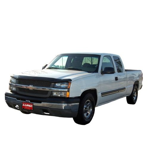 AVS 03-06 Chevy Avalanche (w/o Body Hardware) High Profile Bugflector II Hood Shield - Smoke