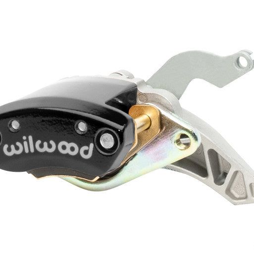 Wilwood Caliper - MC4 Mechanical Right Hand - Black 1.19in Piston 1.10in Rotor - Black-Brake Calipers - Perf-Wilwood-WIL120-15484-BK-SMINKpower Performance Parts
