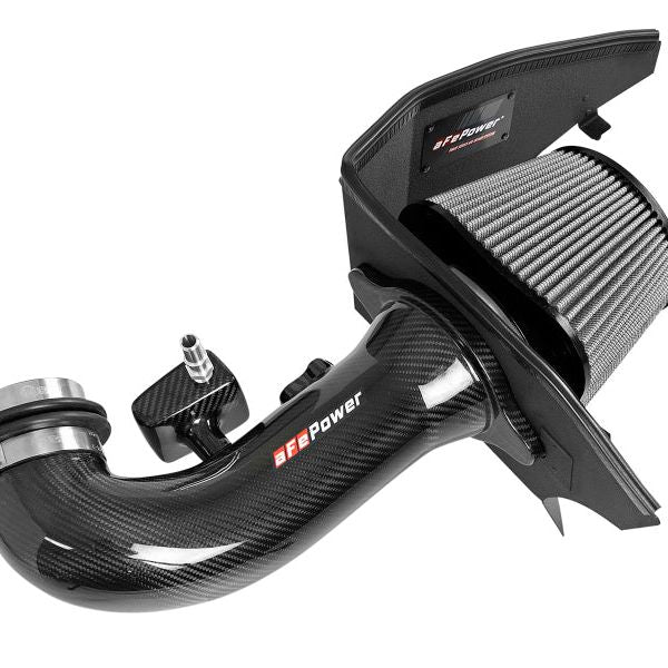 aFe 19-21 GM Trucks 5.3L/6.2L Track Series Carbon Fiber Cold Air Intake System W/ Pro Dry S Filters-Cold Air Intakes-aFe-AFE57-10015D-SMINKpower Performance Parts