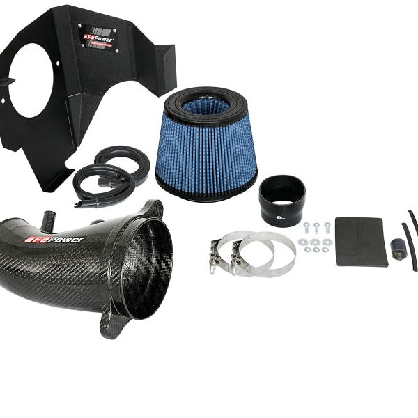 aFe MagnumFORCE Carbon Fiber Intake Stage-2 Pro 5R 11-17 Dodge Challenger/Charger SRT-8 V8 6.4L-Cold Air Intakes-aFe-AFE54-12172-C-SMINKpower Performance Parts