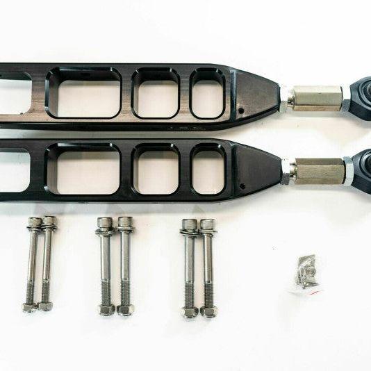 ISC Suspension 08-21 Subaru Impreza V3 Rear Adjustable Control Arms - Stealth Series Black-Control Arms-ISC Suspension-ISCS012CA-V3BL-SMINKpower Performance Parts