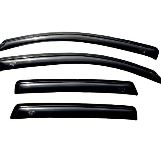 AVS 07-12 Dodge Caliber Ventvisor Outside Mount Window Deflectors 4pc - Smoke