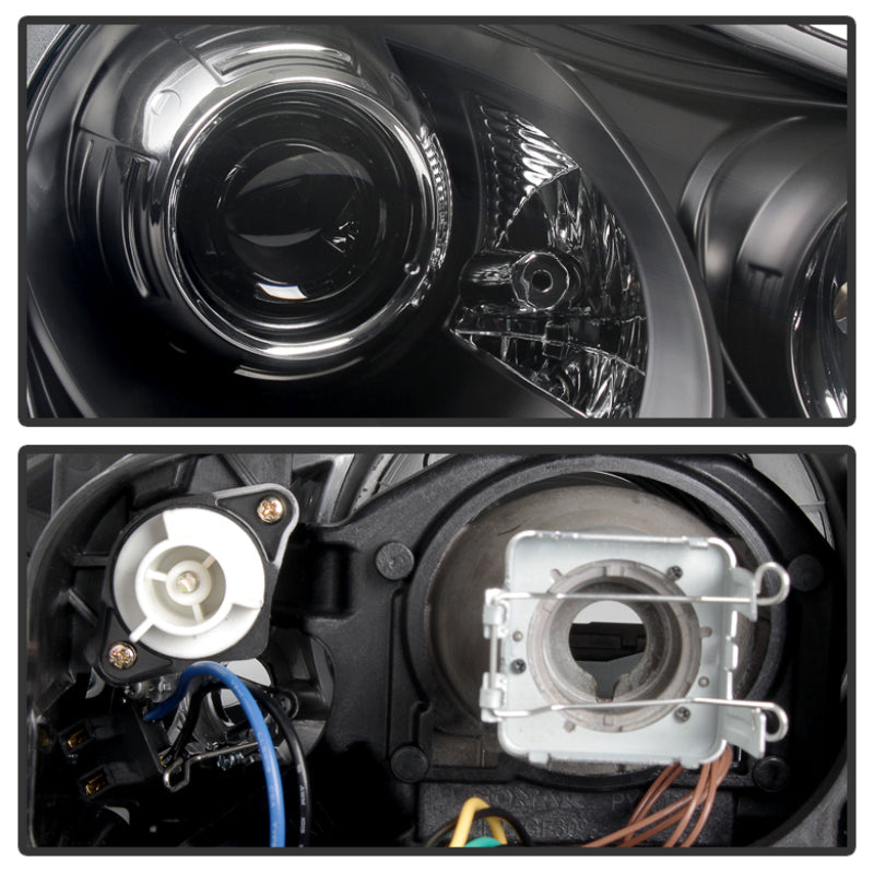 Spyder Porsche Cayenne 03-06 Projector Xenon/HID Model- DRL LED Blk PRO-YD-PCAY03-HID-DRL-BK-Headlights-SPYDER-SPY5080967-SMINKpower Performance Parts