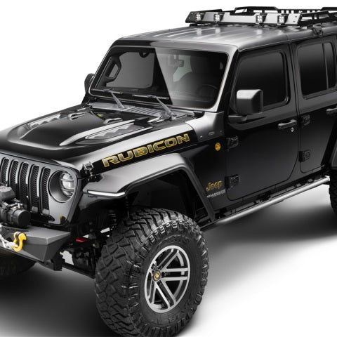 Bushwacker 18-19 Jeep Wrangler JL Trail Armor Cowl Guard - Black