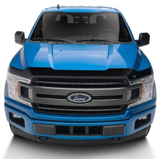 AVS 15-18 Ford F-150 Aeroskin Low Profile Acrylic Hood Shield - Smoke