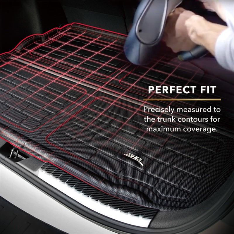3D MAXpider 2015-2023 Ford Mustang Kagu Cargo Liner - Black - SMINKpower Performance Parts ACEM1FR0861309 3D MAXpider