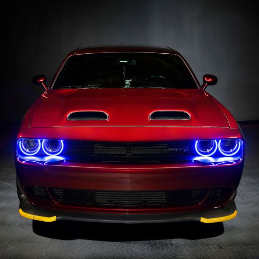 Oracle 15-21 Dodge Challenger Dynamic Surface Mount Headlight Halo Kit - ColorSHIFT - Dynamic-Fog Lights-ORACLE Lighting-ORL3990-332-SMINKpower Performance Parts