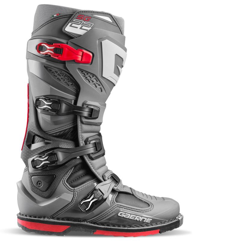 Gaerne SG22 Boot Anthracite/ Black/Red Size - 10