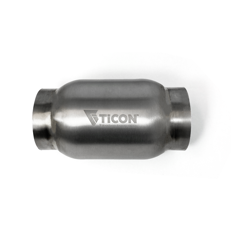 Ticon Industries 3in Titanium Bullet Resonator 4in Body x 12in OAL
