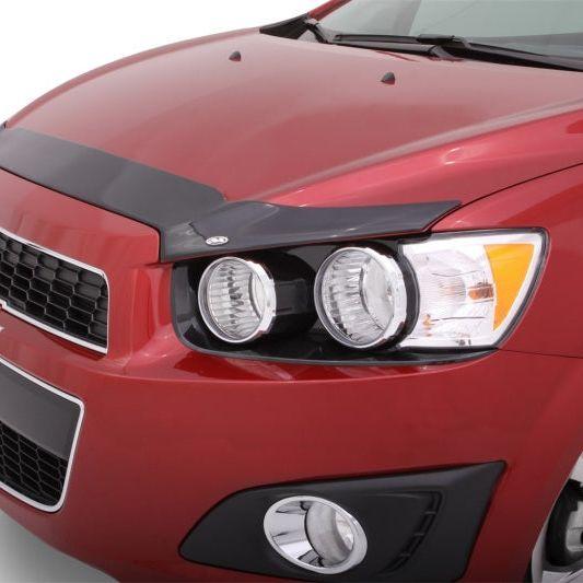 AVS 12-16 Chevy Sonic Aeroskin Low Profile Acrylic Hood Shield - Smoke