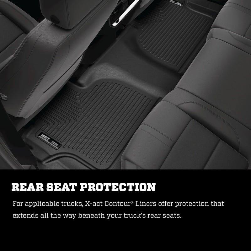 Husky Liners 19-23 Subaru Ascent X-Act Contour Black Front Seat Floor Liners