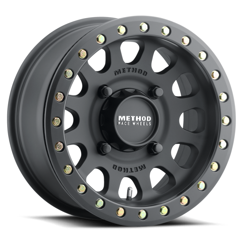 Method MR401 UTV Beadlock 15x6 / 5+1/49mm Offset / 5x4.5 / 72mm CB Matte Black Wheel