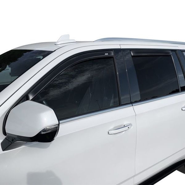 AVS 2021 GM Tahoe/Yukon/Escalade Ventvisor In-Channel Window Deflectors 4pc - Smoke