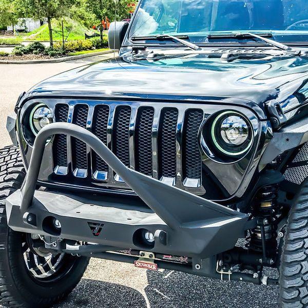 Oracle Jeep JL/Gladiator JT Oculus Bi-LED Projector Headlights - Amber/White Switchback SEE WARRANTY