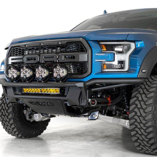 Addictive Desert Designs 17-20 Ford Raptor Pro Bolt-On Front Bumper - Hammer Black