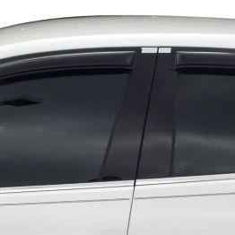 AVS 13-15 Chevy Malibu Ventvisor Outside Mount Window Deflectors 4pc - Smoke