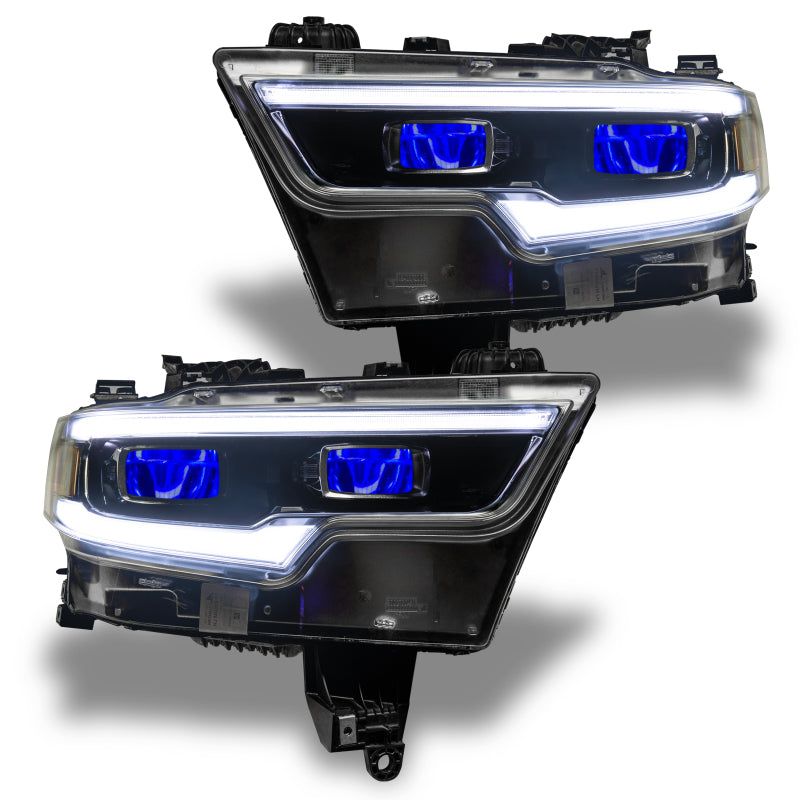 Oracle 19-21 RAM 1500 RGB Headlight Demon Eye Kit - LED Projector - ColorSHIFT w/o Controller-Headlights-ORACLE Lighting-ORL1456-334-SMINKpower Performance Parts