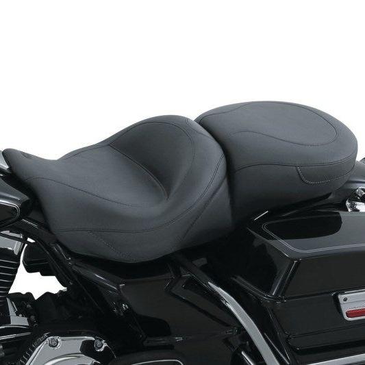 Mustang 08-21 Harley Electra Glide Std, Rd Glide, Rd King, Street Glide Touring 1PC Seat - Black