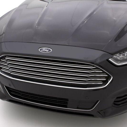 AVS 13-16 Ford Fusion (Grille Fascia Mount) Aeroskin Low Profile Acrylic Hood Shield - Smoke