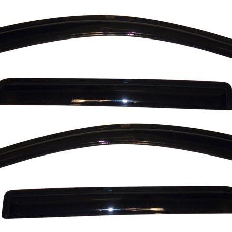 AVS 11-18 Mitsubishi Outlander (Excl. Sport) Ventvisor Outside Mount Window Deflectors 4pc - Smoke