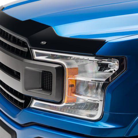 AVS 15-18 Ford F-150 Aeroskin Low Profile Acrylic Hood Shield - Smoke