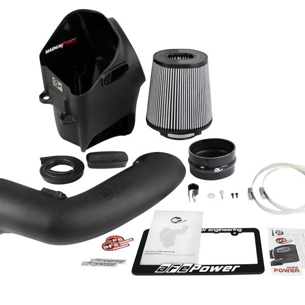 aFe Magnum FORCE Stage-2 Pro DRY S Cold Air Intake System 17-18 Ford Diesel Trucks V8-6.7L (td)-Cold Air Intakes-aFe-AFE54-13017D-SMINKpower Performance Parts