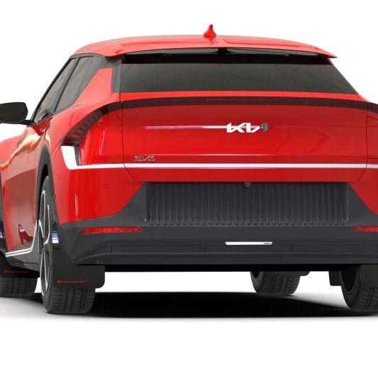 Rally Armor 22-24 Kia EV6 Black UR Mud Flap Red Logo