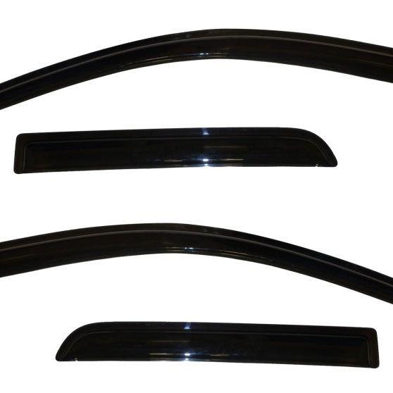 AVS 11-13 Mitsubishi Outlander Sport Ventvisor Outside Mount Window Deflectors 4pc - Smoke