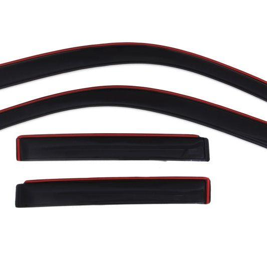 AVS 03-09 Toyota 4Runner Ventvisor In-Channel Front & Rear Window Deflectors 4pc - Smoke