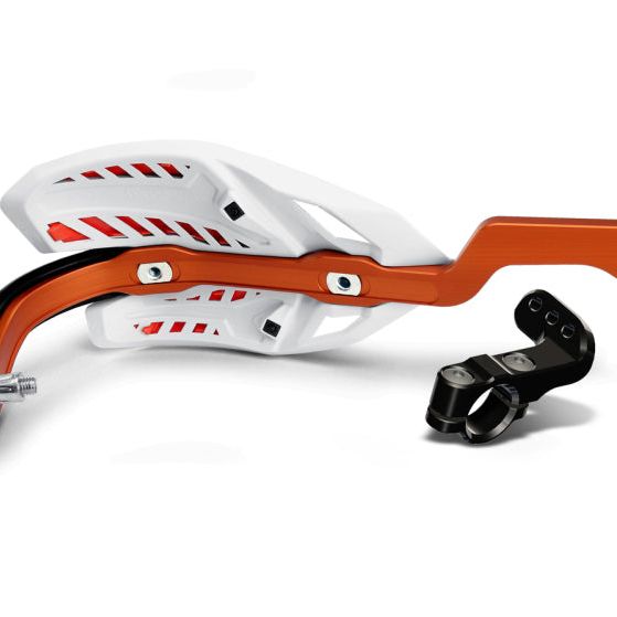 Cycra CRM Ultra 1-1/8 in. Clamp w/White Shield/Orange Cover-Hand Guards-Cycra-CYC1CYC-7408-42O-SMINKpower Performance Parts